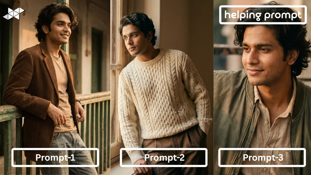 3 Retro Vintage Gemini AI Photo Prompts for Boys to Create Cinematic Old-School Portraits Step by Step