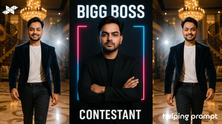 Bigg Boss Male Contestant AI Look Prompts