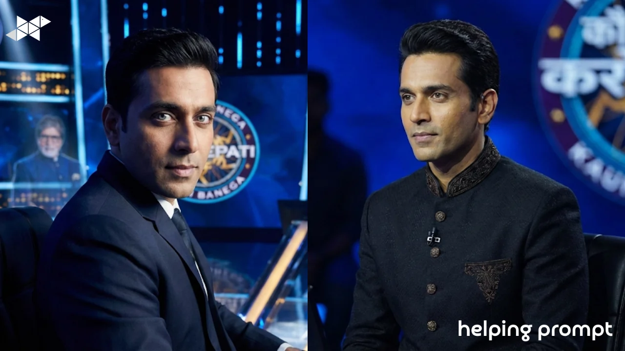 Create Cinematic KBC-Style AI Portraits with Eye-Focused Prompts for Confident, Ultra-Realistic Results