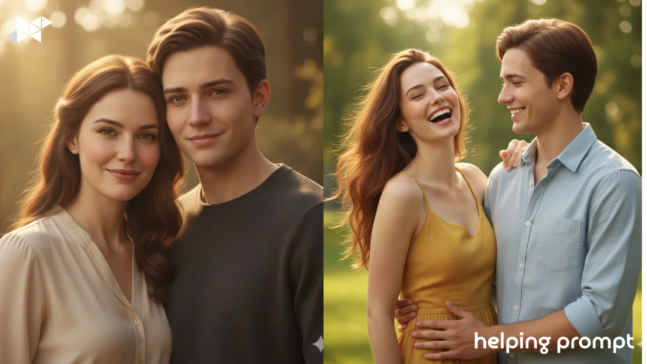 Create Emotional Couple Portraits Using Gemini AI Prompts That Capture Real Love, Connection, and Natural Chemistry