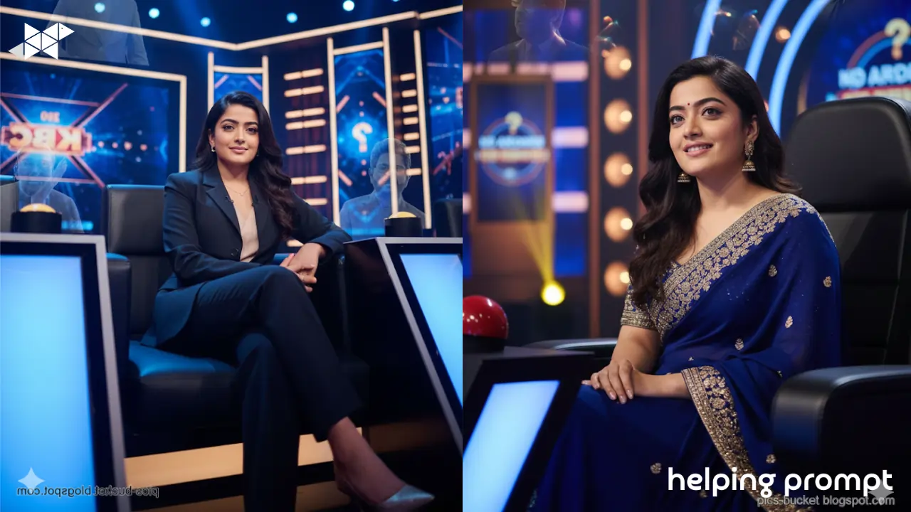 Create Stunning KBC Hot Seat AI Portraits with Legendary Host Hologram Effects Using Simple Prompts