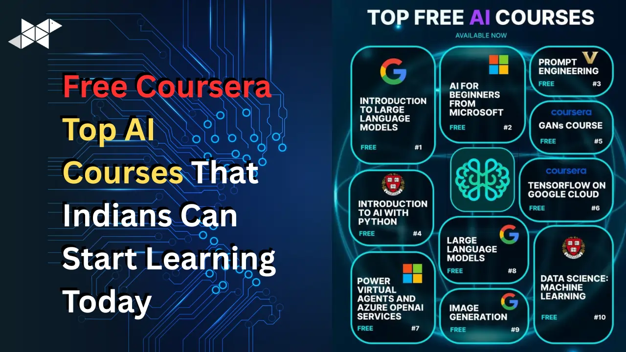 Free Coursera Top AI Courses That Indians Can Start Learning Today