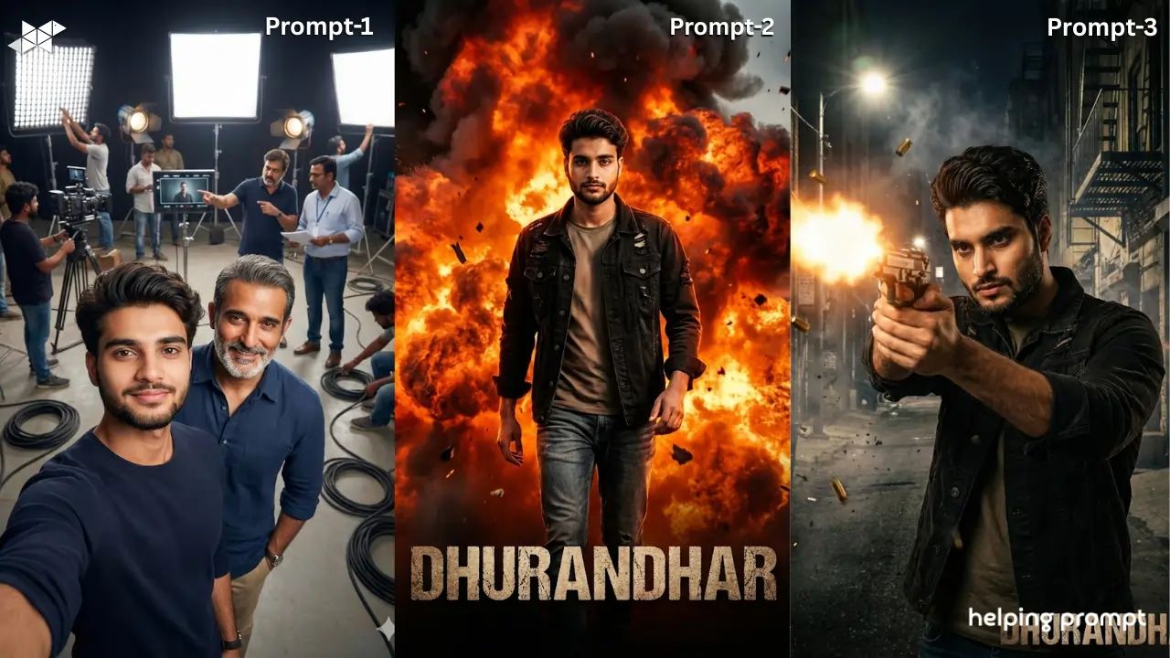 How to Create Dhurandhar Movie Best Scene Images Using Gemini AI Cinematic Prompts