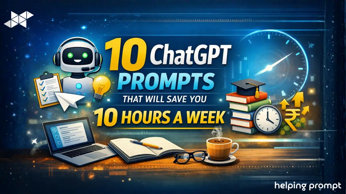10 ChatGPT Prompts That Will Save You 10 Hours a Week