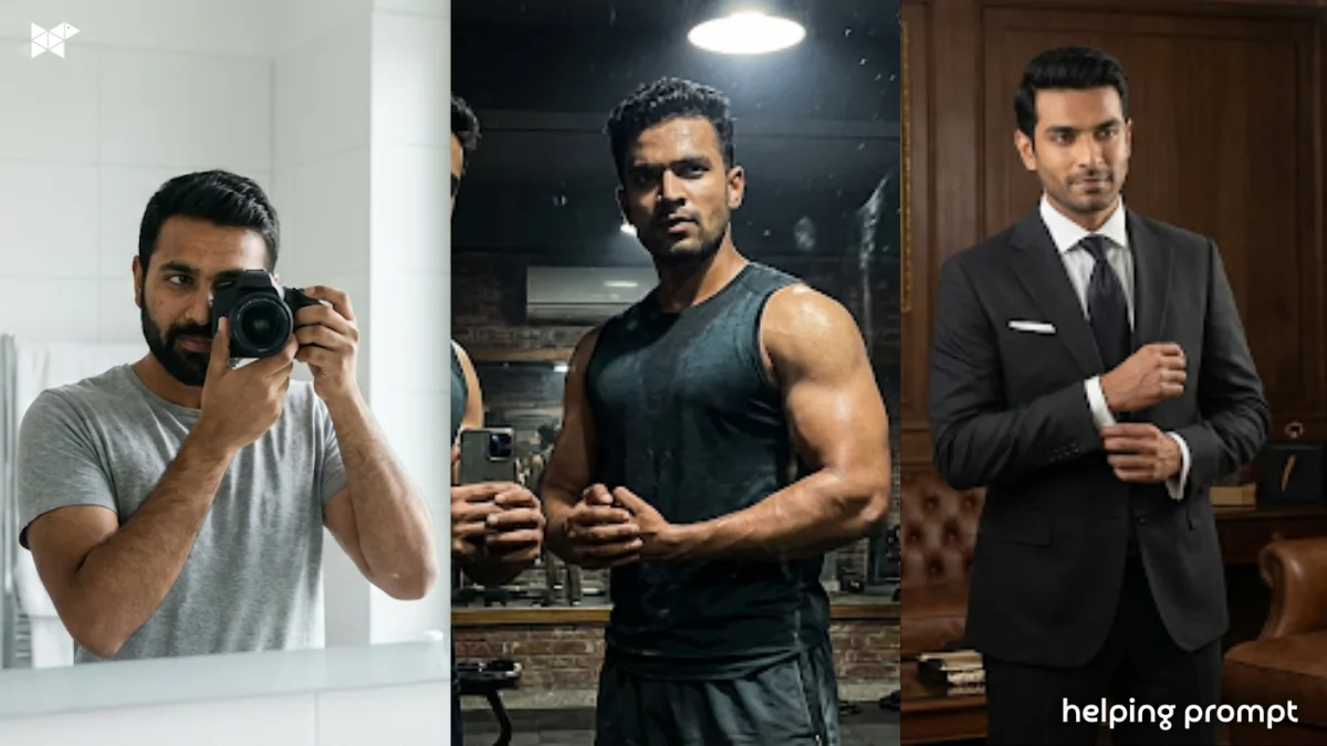 10 Google Gemini AI Mirror Portrait Prompts for Stylish 4K Photos