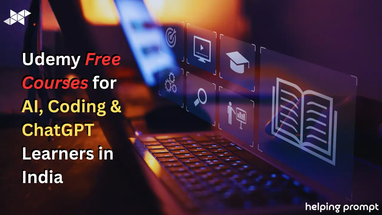 Udemy Free Courses for AI, Coding & ChatGPT Learners in India