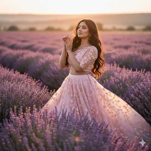 10 Google Gemini AI Photo Editing Prompts for Girls to Create Magical Lavender Field Cinematic Portraits