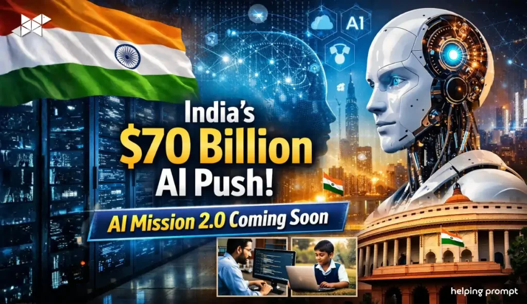 India’s $70 Billion AI Bet Gets Government Push as Mission 2.0 Nears Launch for Wider Access