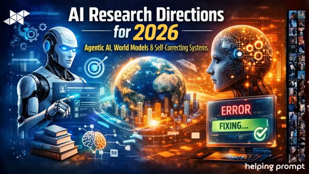 AI Research Directions for 2026: How Agentic Systems, World Models and Self-Correcting AI Are Shaping the Next Leap