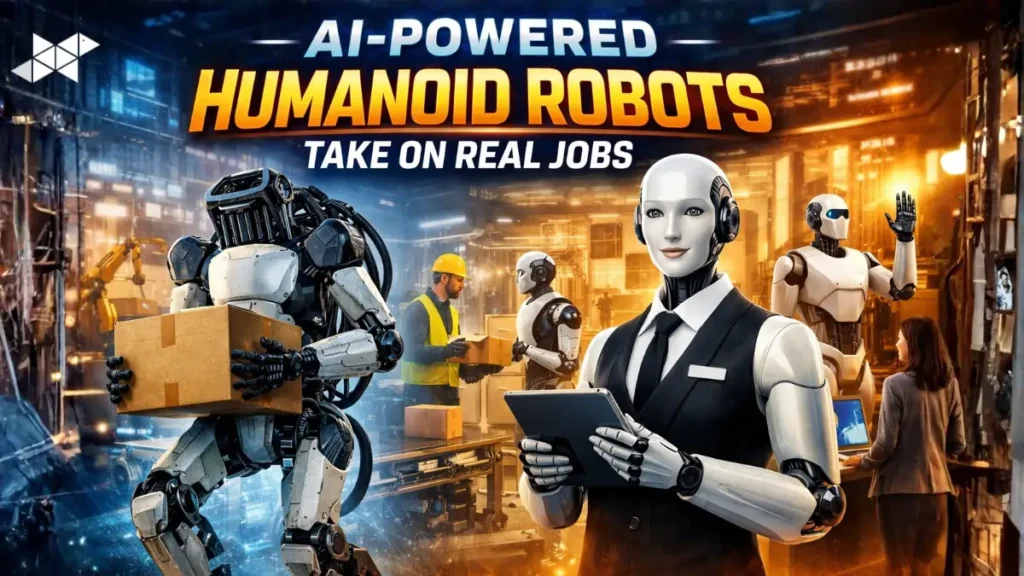AI-Powered Humanoid Robots Draw Global Attention as Near-Human Machines Step Into Real Workplaces