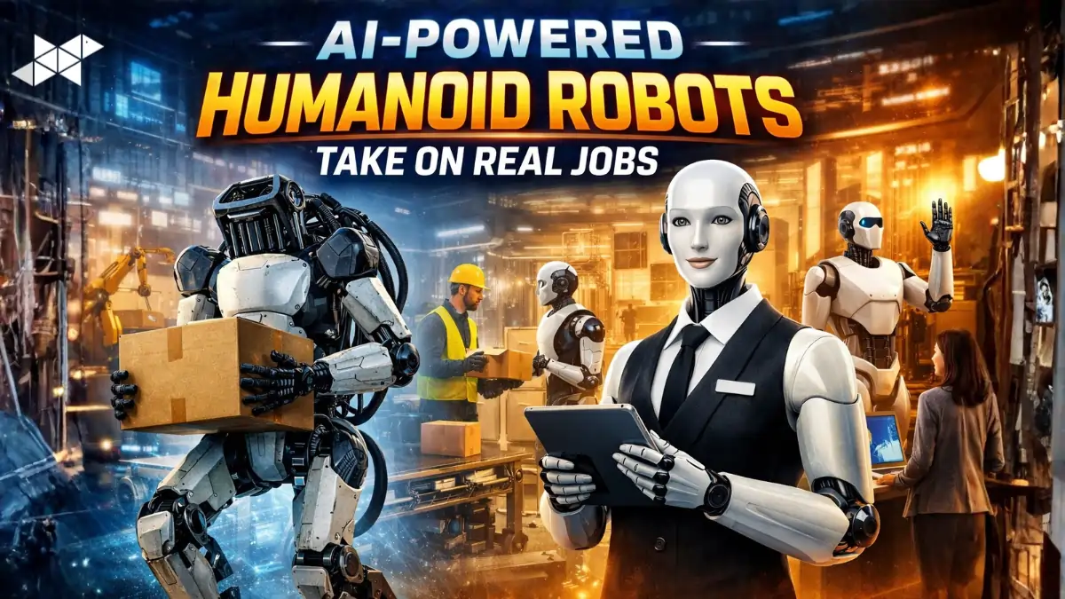 AI-Powered Humanoid Robots Draw Global Attention as Near-Human Machines Step Into Real Workplaces