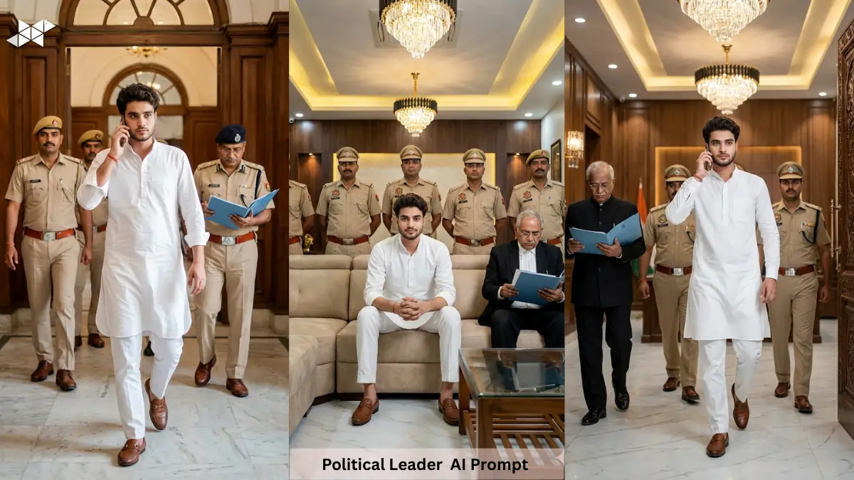 How to Create a Viral Political Leader Cinematic AI Image with Powerful Government Office Vibes