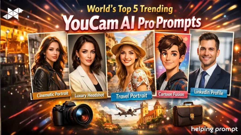 World’s Top 5 YouCam AI Pro Prompts That Creators Are Using Right Now