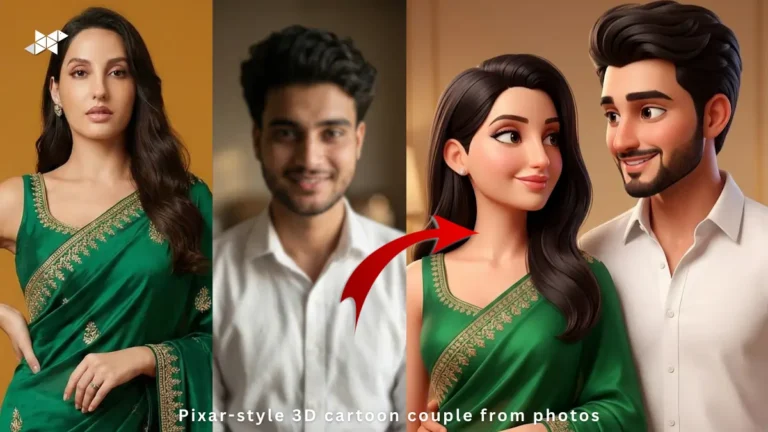 Create Pixar-Style 3D Cartoon Couple From Photos Without Baby Face or Age Reduction