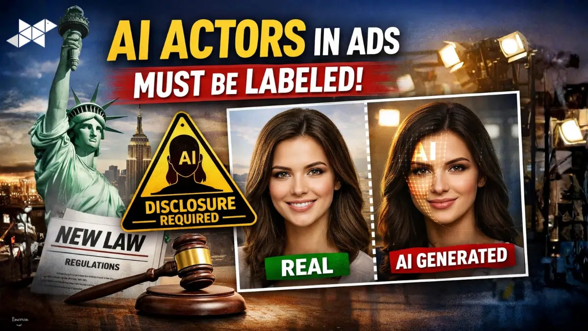 New York’s New AI Ad Disclosure Law Forces Brands to Clearly Label Synthetic Performers in Ads