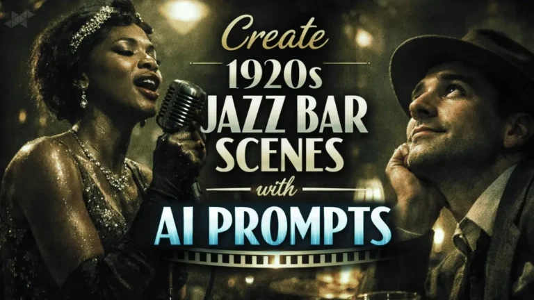 cinematic jazz singer AI prompt