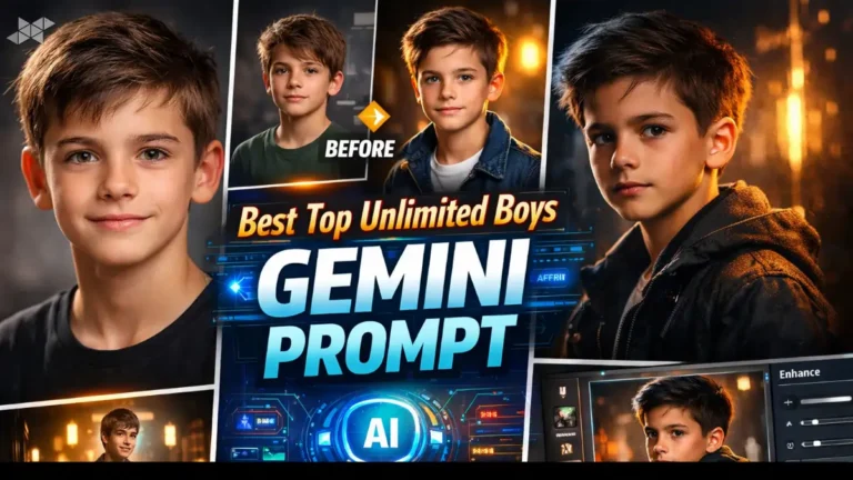 Top Unlimited Boys Gemini Prompt