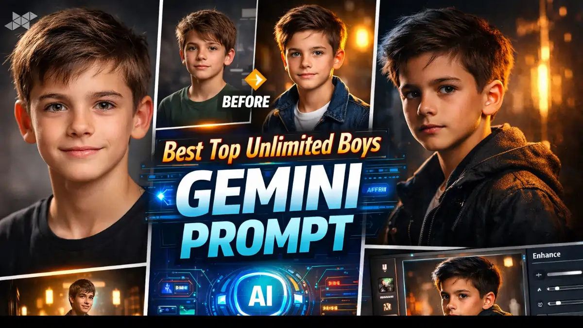 Unlimited Boys Gemini Prompts for High-Quality Photos, Style, and Creative AI Results