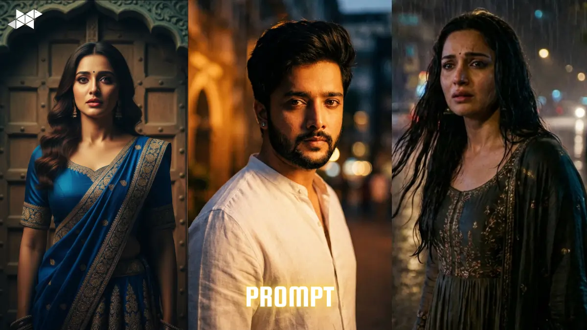 AI Image Prompts to Create Bollywood-Style Cinematic Portraits