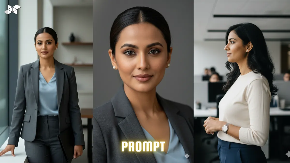 Realistic AI Image Prompts for Professional Profile Photos in India