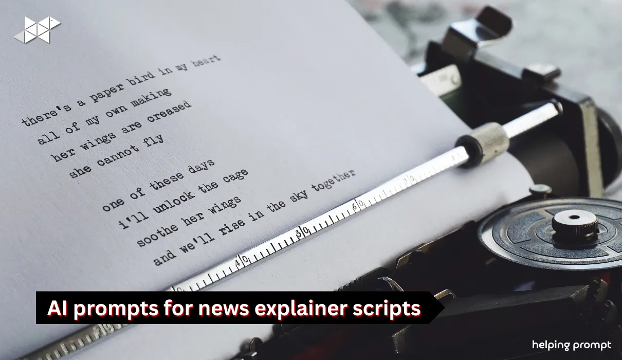 8 Smart AI Prompts to Write Clear, Engaging Daily News Explainer Scripts in Minutes