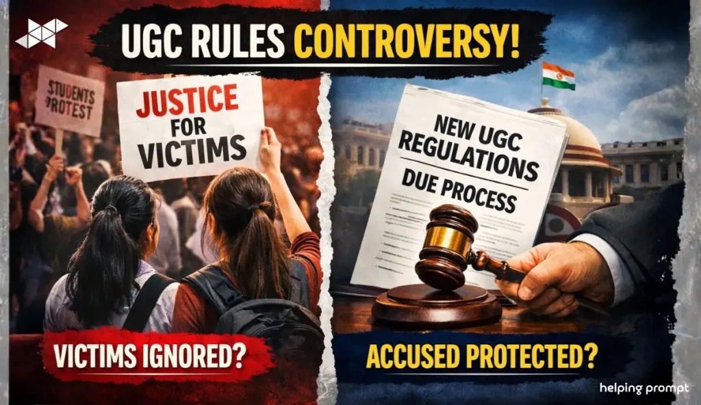 UGC Rules Spark Nationwide Anger as Government Responds to Claims They Favour Accused Over Victims