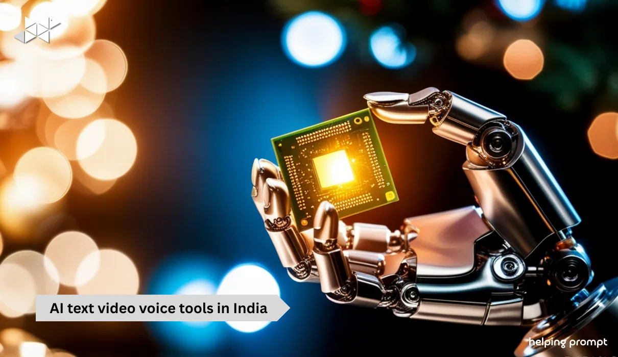 AI text video voice tools in India