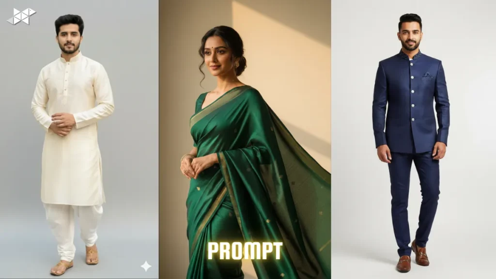 Trending AI Photo Prompts for Stylish Indian Fashion