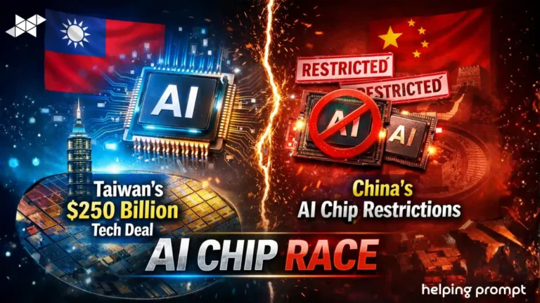Taiwan’s $250 Billion Tech Push, China’s AI Chip Curbs