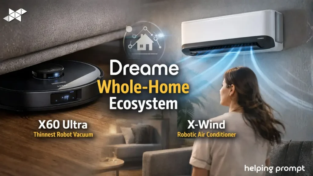 Dreame’s New AI Whole-Home Ecosystem Debuts With X60 Ultra Robot Vacuum and X-Wind Robotic AC