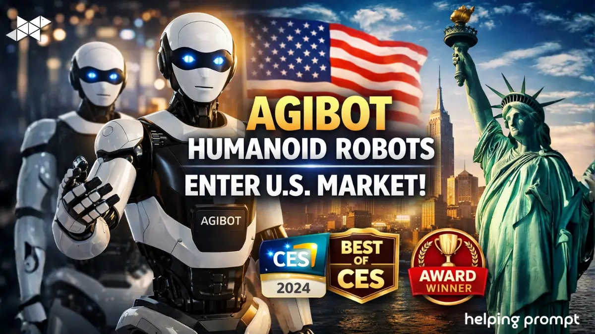 AGIBOT’s Award-Winning Humanoid Robots Enter the US Market After Winning Multiple “Best of CES” Titles
