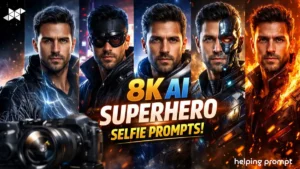 8K Trending AI Superhero Selfie Prompts