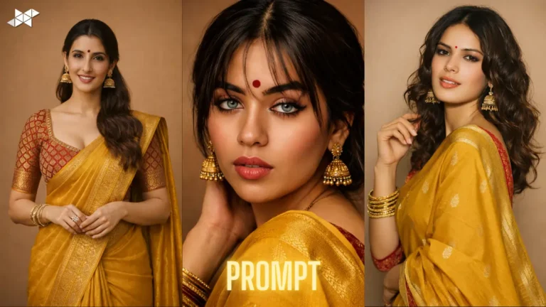 Mustard Saree AI Portrait Prompt: Why This One Is Everywhere Right Now