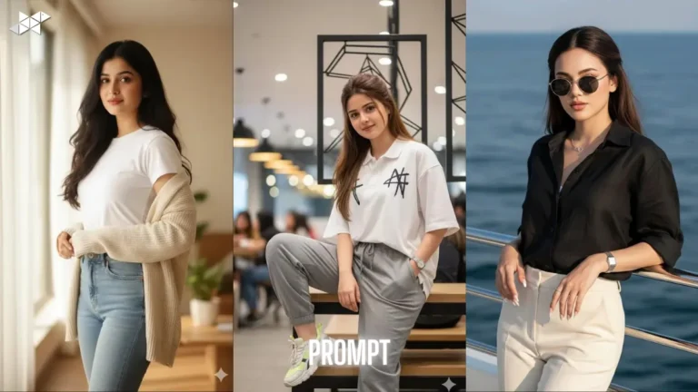 8k Trending Stylish Girls Gemini AI Image Prompt in Casual Indoor Lifestyle Portrait