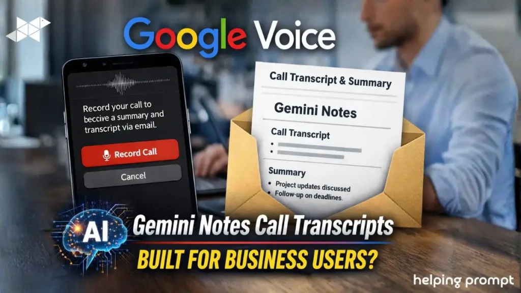 Google Voice Quietly Preps 'Gemini Notes' for Call Transcripts-But It Looks Built for Business Users