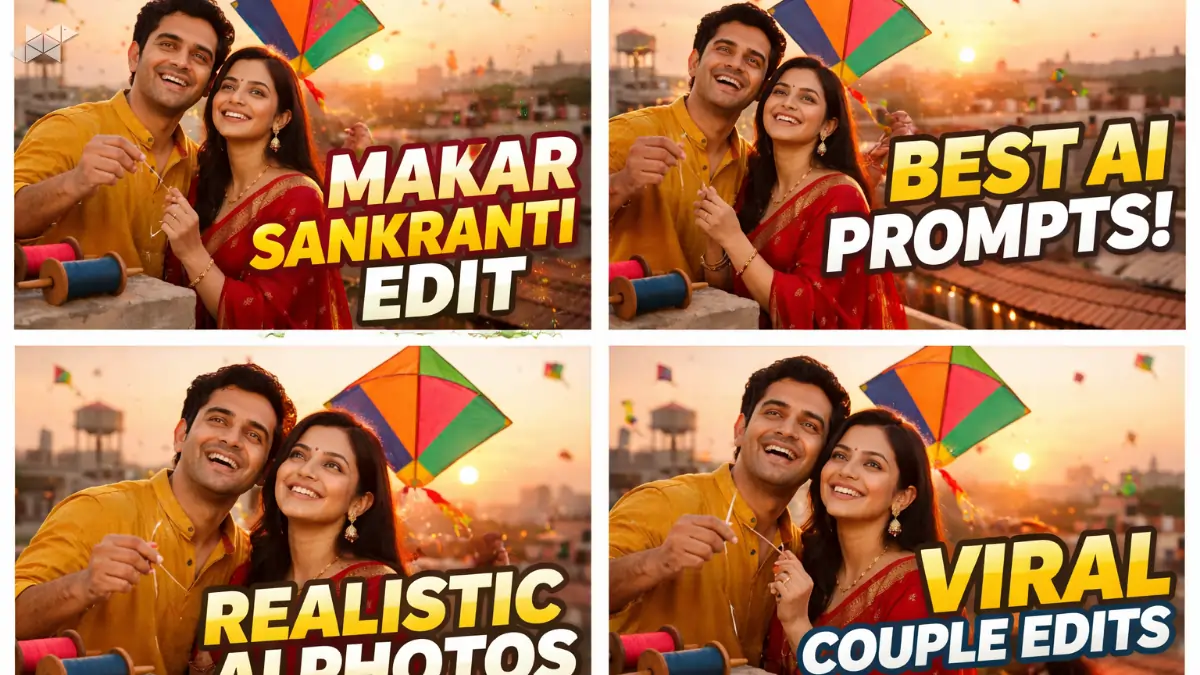Google Gemini Makar Sankranti Couple AI Photo Editing Prompts 2026 for Realistic Face Results (Copy-Paste Ready)