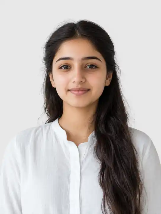 passport size photo prompts clean background
