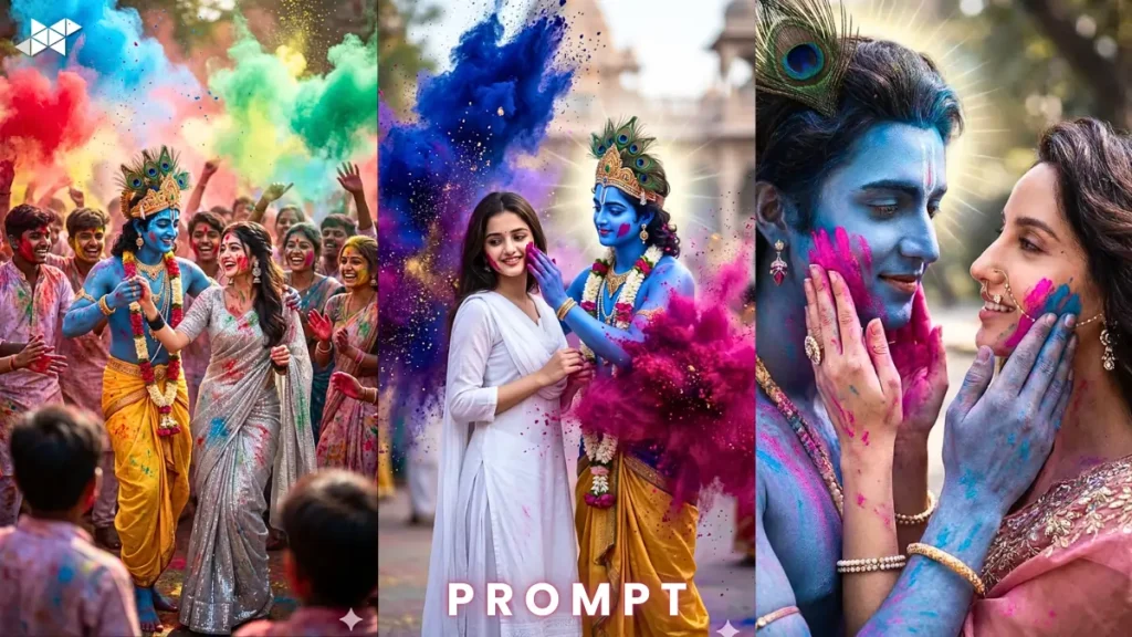 10 Gemini AI Krishna Holi Dance Prompts 2026