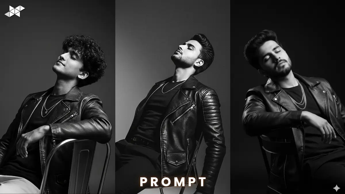 Black & White Studio Portrait: Dramatic Look Guide 4K