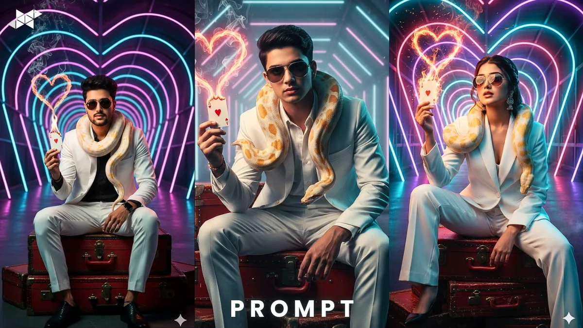 Burning Card Portrait: Viral AI Look Guide