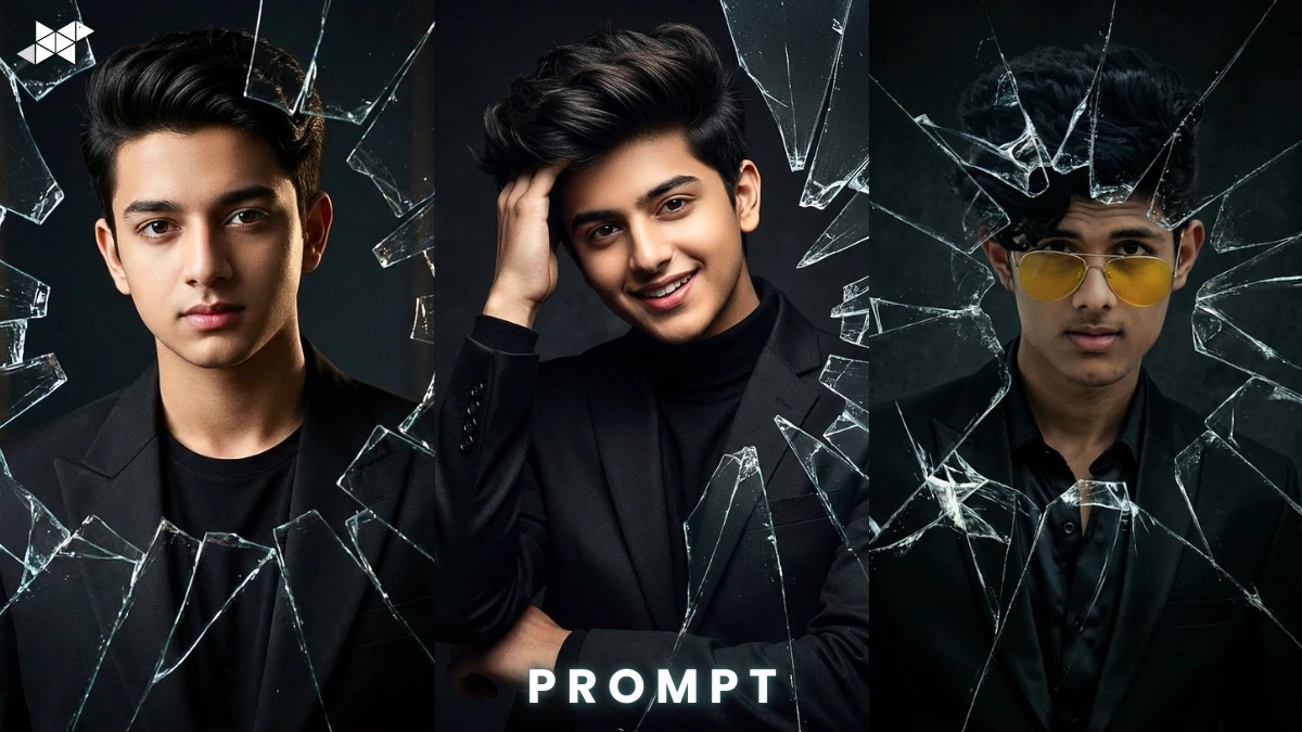 Cinematic Shattered Glass Portrait Guide