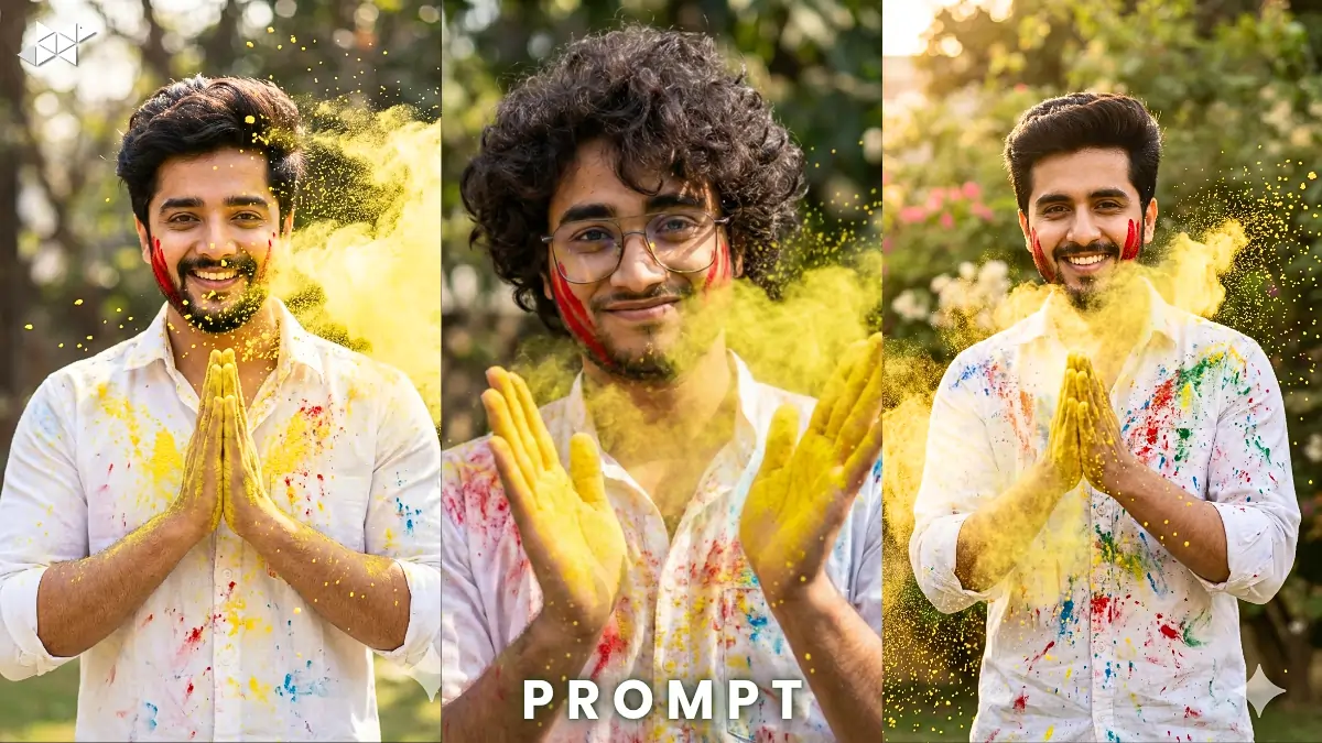 Create a Stunning Holi Portrait with AI