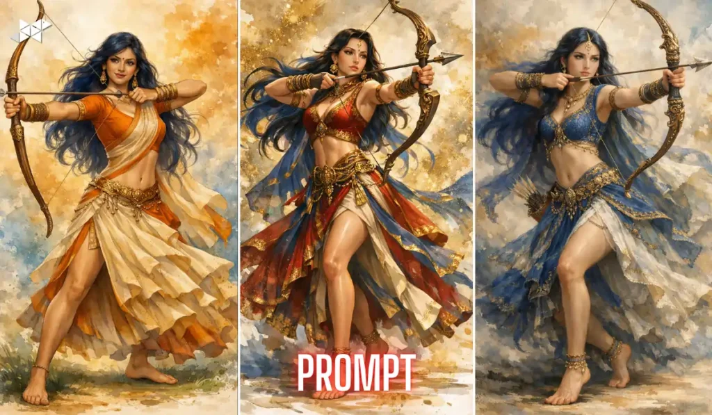 Female Archer AI Prompts