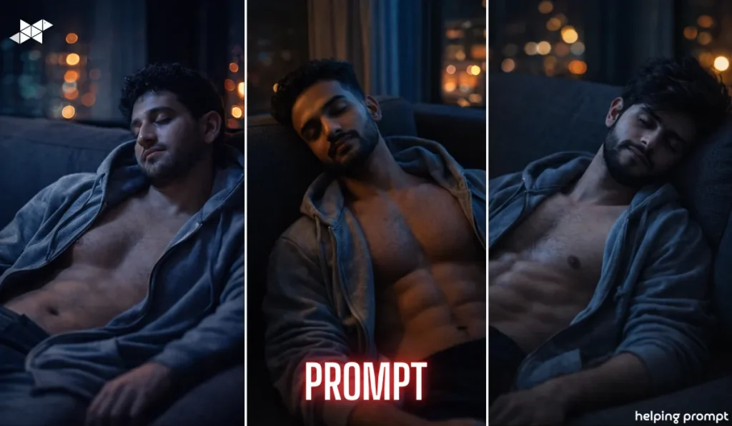 Gym Fit Male Portrait AI Prompt