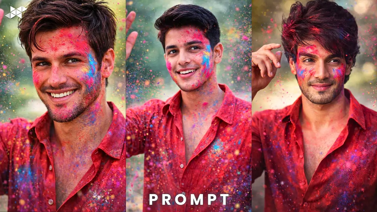 Holi Cinematic Portrait Prompts That Wow