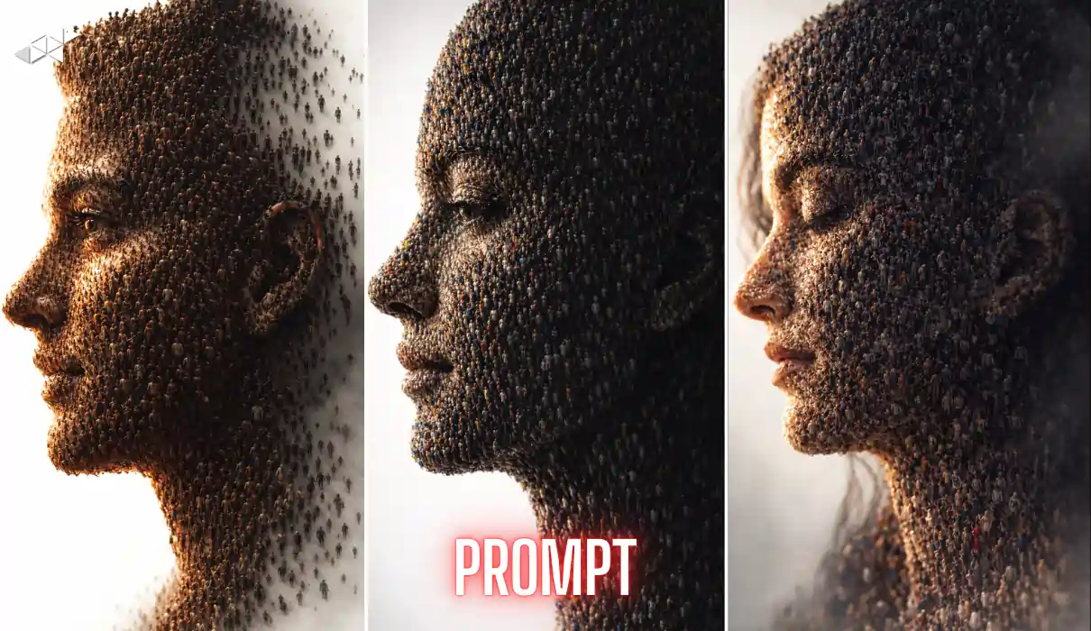 7 AI Art That Builds a Human Face From Thousands of People