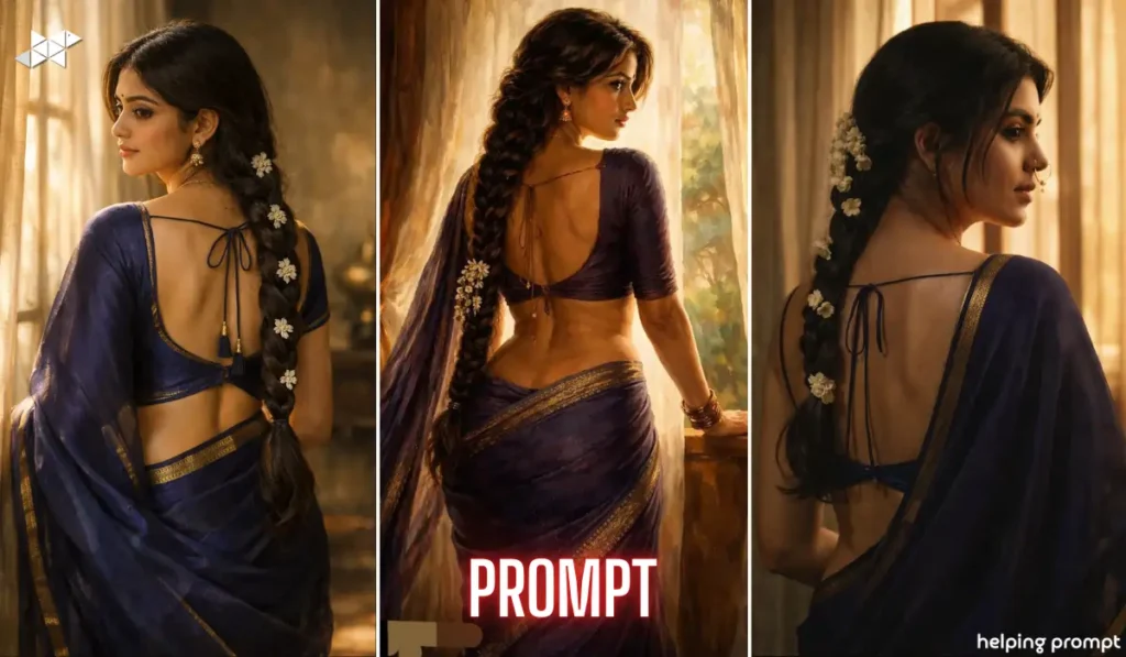 Indian Saree Portrait Prompt