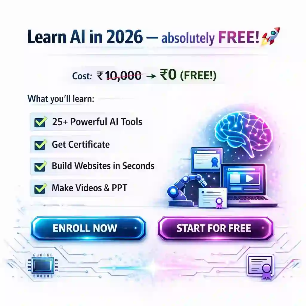 Free AI Course 2026 India