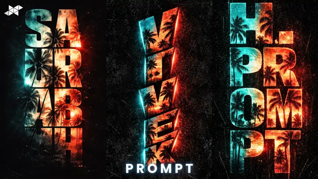 NAME Typography Prompt That Glows 2026