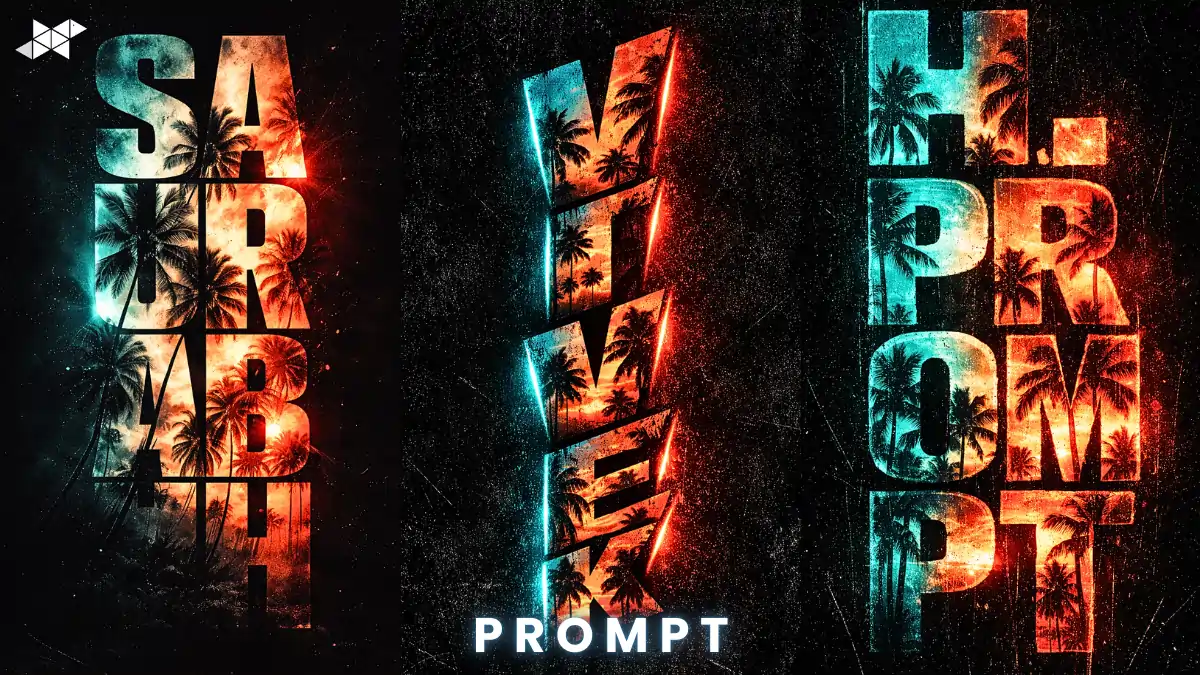NAME Typography Prompt That Glows 2026